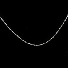 16IN Spiga Chain in 14K White Gold