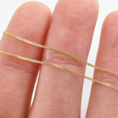 18IN Curb Chain in 14K Yellow Gold