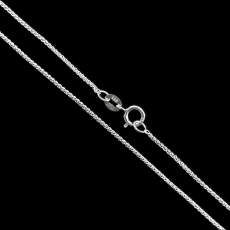 18IN Spiga Chain in 14K White Gold