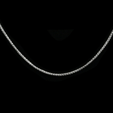 18IN Spiga Chain in 14K White Gold