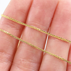 18IN Spiga Chain in 14K Yellow Gold