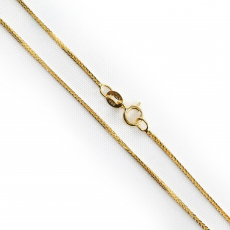 18IN Spiga Chain in 14K Yellow Gold