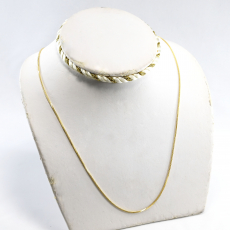 18IN Spiga Chain in 14K Yellow Gold