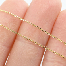 20IN Curb Chain in 14K Yellow Gold