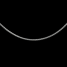 20IN Spiga Chain in 14K White Gold