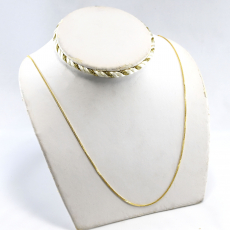 20IN Spiga Chain in 14K Yellow Gold