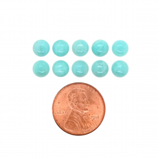 Amazonite Cab Round 6mm Approximately 7 Carat