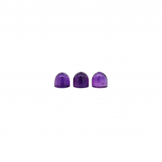 Amethyst Bullet Shape 7mm Approximately 8 Carat