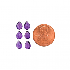 Amethyst Pear Shape 7x5mm Approximately 4 Carat