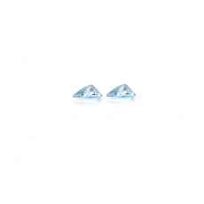 Aquamarine Pear Shape 6x4mm Matching Pair Approximately 0.56 Carat