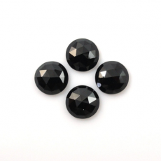 Black Spinel Round 8mm  Approximately 9 Carat