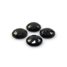 Black Spinel Round 8mm  Approximately 9 Carat