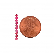 Burmese Red Spinel Round 2.25mm Approximately 0.49 Carat