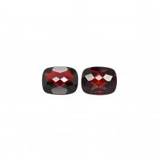 Garnet Cushion 10x8mm Matching Pair Approximately 6.80 Carat