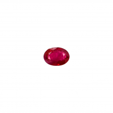 GIA Burmese Ruby Oval 7.11x5.11mm Single Piece 1.05 Carat*