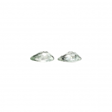 Green Amethyst Pear Shape 12x8mm Matching Pair Approximately 5 Carat