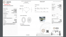 Lab Grown Diamond Oval 8.72x5.82mm Single Piece Approximately 1.15 Carat