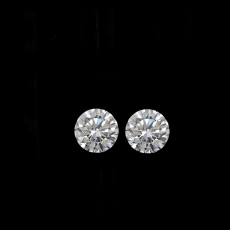 Lab Grown Diamond Round 3.5mm Matching Pairs Approximately 0.33 Carat