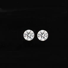 Lab Grown Diamond Round 3mm Matching Pair Approximately 0.20 Carat