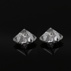 Lab Grown Diamond Round 4.5mm Matching Pairs Approximately 0.70 Carat