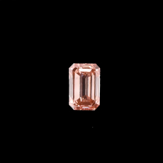 Lab Grown Pink Diamond Emerald Cut 7.88x5.23x3.4 Single Piece Approximately 1.49 Carat