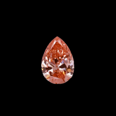 Lab Grown Pink Diamond Pear Shape 8.42x5.73x3.33mm Single Piece Approximately 1.03 Carat