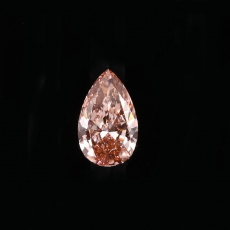 Lab Grown Pink Diamond Pear Shape 9.10x5.43x3.07mm Single Piece Approximately 1.01 Carat