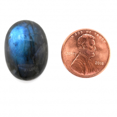 Labradorite Cab Oval 22X16mm Approximately 15.0 Carat