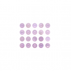 Lavender Color Chalcedony Cab Round 4mm Approximately 5.20 Carat