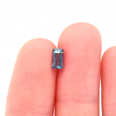 Natural Color Change Alexandrite Emerald Cut 5.8x3.4mm Single Piece 0.68 Carat