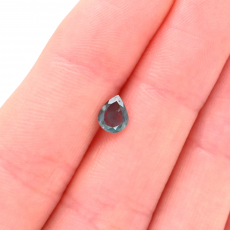 Natural Color Change Alexandrite Pear Shape 6x5mm Single Piece 0.50 Carat