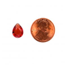 Orange Sapphire Pear Shape 10.5x7.8mm 2.22 Carat*