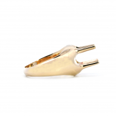 Oval 9x7mm Men's Ring Semi Mount In 14k Gold