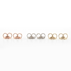 Push Back Earring Backings in 14K Gold