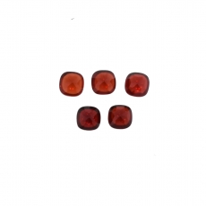 Red Garnet Cabs Cushion 6mm Approximately 6 Carat