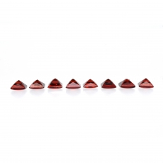 Red Garnet Cabs Princess Cut 5mm Approximately 6 Carat