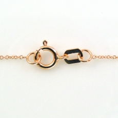 ROLLER 14K ROSE GOLD CHAIN 16IN