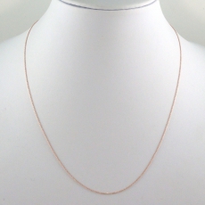 ROLLER 14K ROSE GOLD CHAIN 20IN