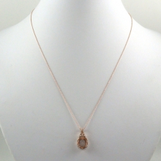 ROLLER 14K ROSE GOLD CHAIN 20IN