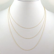 ROLLER 14K YELLOW GOLD CHAIN 16IN