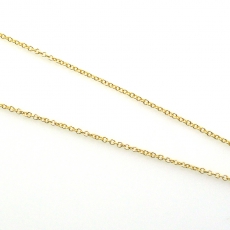 ROLLER 14K YELLOW GOLD CHAIN 16IN