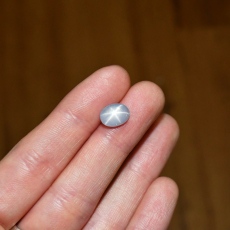 Star Sapphire Cab Oval 9.2x6.8mm Single Piece 2.70 Carat