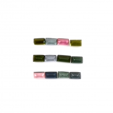 Tourmaline Buff Top Emerald Cut 5x3mm Approximately 4.00 Carat