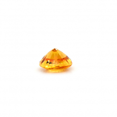 Yellow Sapphire Round 5.5mm Single Piece Approximately 0.89 Carat