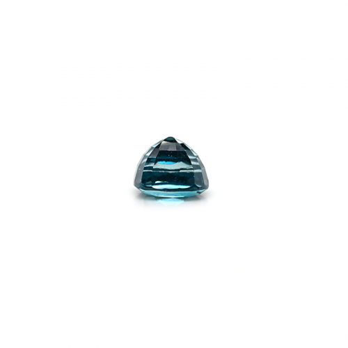 Blue Zircon Cushion Shape 5.8x4.9mm Single Piece Approximately 1.72Carat