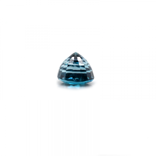 Blue Zircon Round Shape 5mm Single Piece Approximately 1.12 Carat