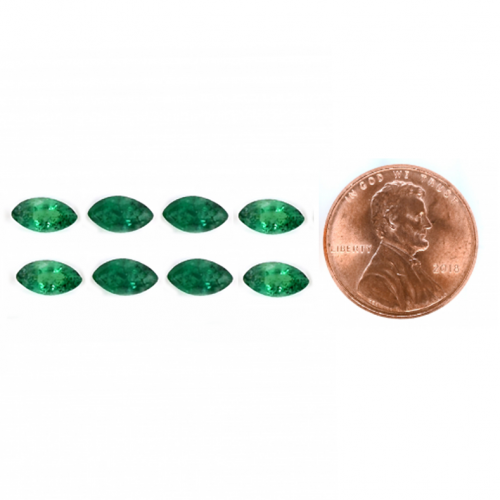 Emerald Marquise Shape 5x2.5mm Approximately 1.40 Carat