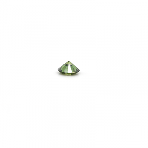 Green Diamond Round 4mm Single Piece Approximately 0.24